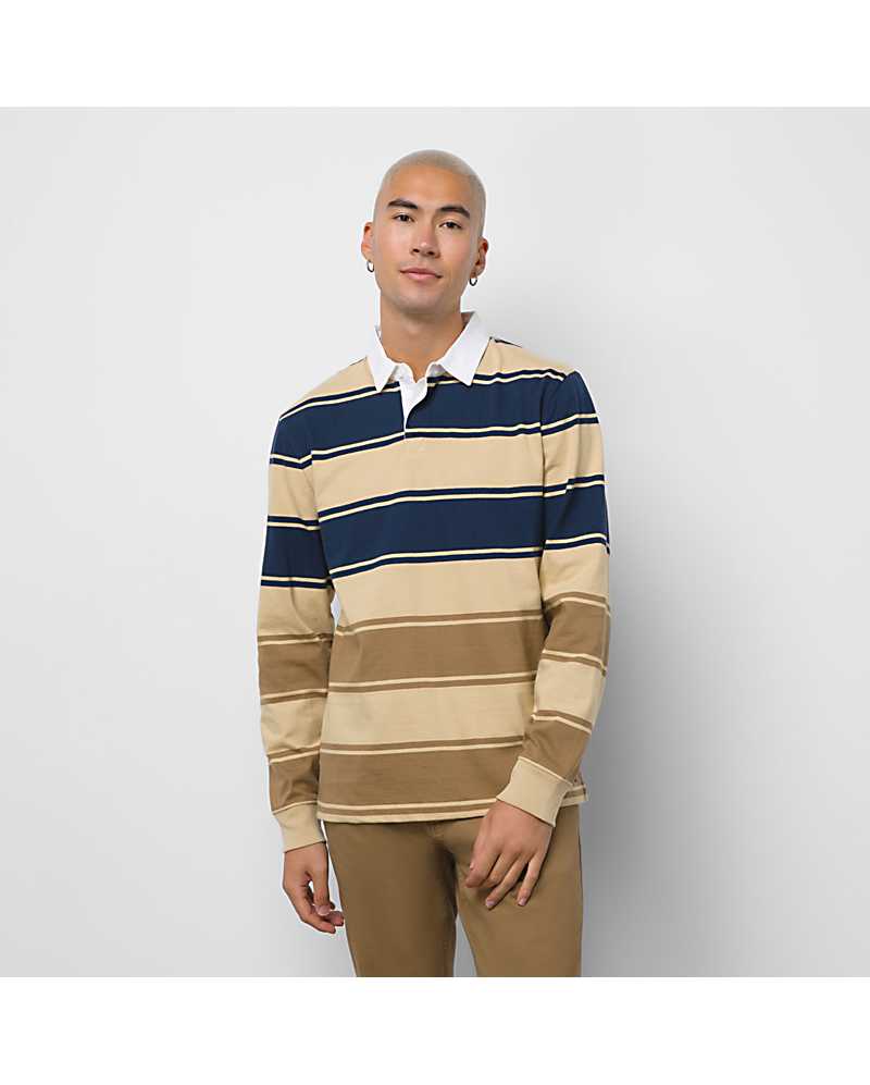 Franklin Stripe Long Sleeve Knit Shirt