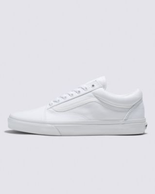 White True Vans Old Skool Shoe Classics |