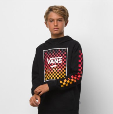 Boys Box Flame Pullover Hoodie