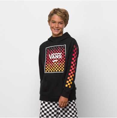 Boys Box Flame Pullover Hoodie