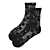Leopard Crew Sheer Sock  Size 6.5-10