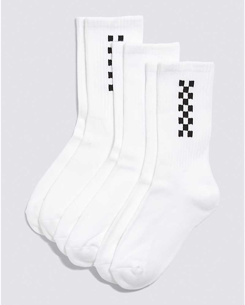 Checked It Crew Sock 3 Pack Size 6.5-10
