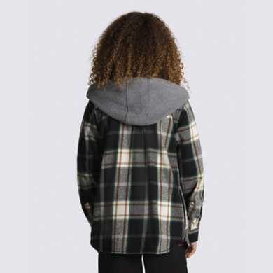 Kids Lopes Hooded Buttondown Flannel