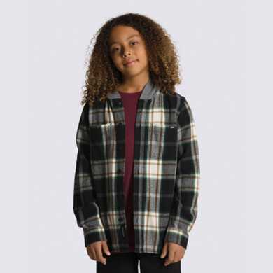 Kids Lopes Hooded Buttondown Flannel