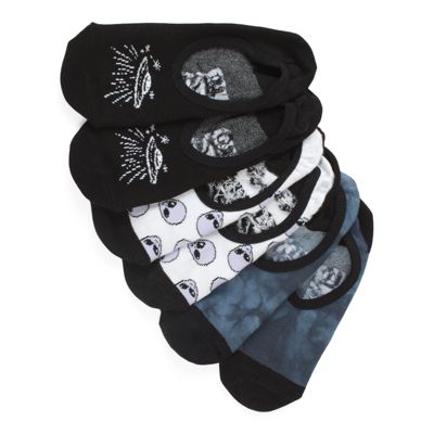 Vans Kids Funtasy Canoodle Sock 3-pack(black/copen Blue)