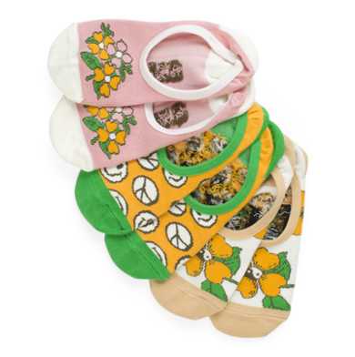 Kids Flower Tide Canoodle Sock 3 Pack Size 1-6