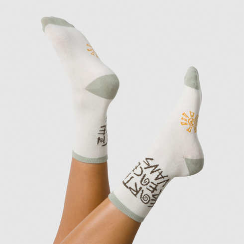Earth Peace Sock Size 6.5-10
