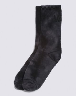 Vans Washed Emblem Skate Classics Sock Size 6.5-10(black)