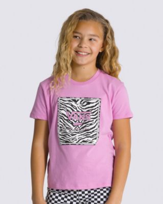 Kids Animal Box T-Shirt(Cyclamen)