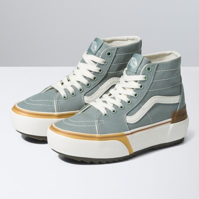 vans sentry sk8-hi wc skate shoe - drizzle