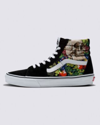 Vans Sk8-hi Fruit Skull Shoe(black/white)