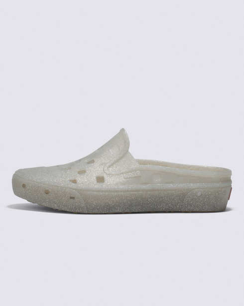 Vans Glitter Slip-On Mule TRK Shoe (Gray)