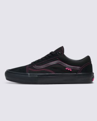 Vans Skate Old Skool Neon Shoes (neon Black/pink) Unisex Black