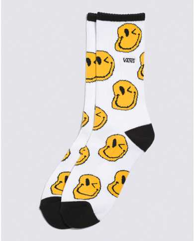 Kids Smiley Drip Crew Sock