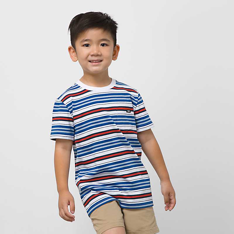 Little Kids Multi Color Stripe T-Shirt