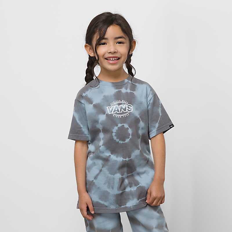 Little Kids Vans Logo Tie Dye T-Shirt