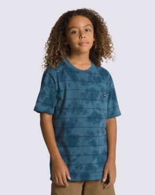 Kids Viewside Microstripe T-Shirt(Vans Teal)