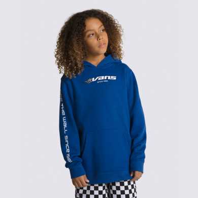 Kids Reflective Checkerboard Flame Hoodie