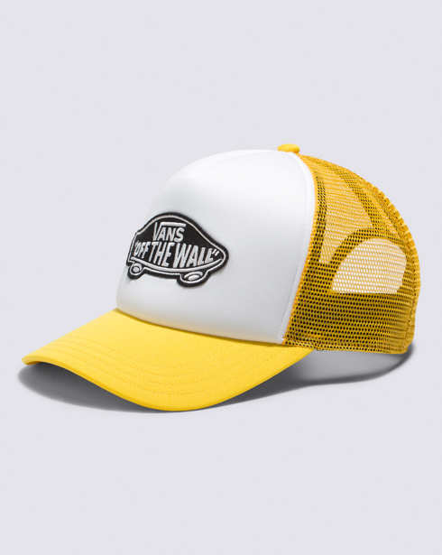 Vans Classic Patch Curved Bill Trucker Hat (Old Gold)
