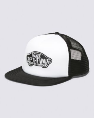 Vans Classic Patch Curved Bill Trucker Hat(black/white)