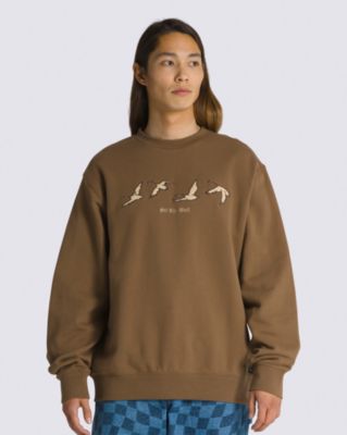 Geese Crew Sweatshirt(Sepia)