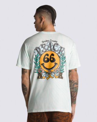 Vans 66 Peace Tie Dye T-shirt(clearly Aqua)
