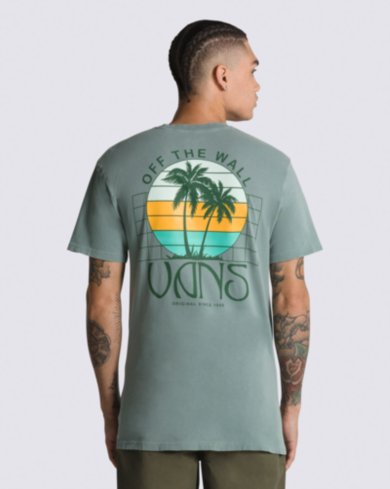 Sunset Dual Palm Vintage T-Shirt