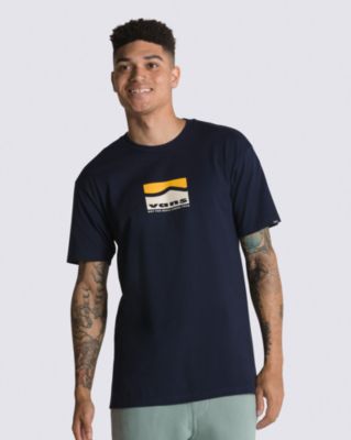 Vans Center Sidestripe T-shirt(navy)