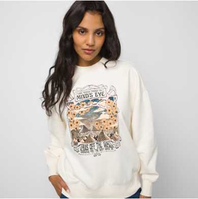 Minds Eye Slouchy Pullover Crew