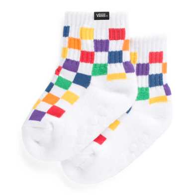 Infant Rainbow Check Crew Sock