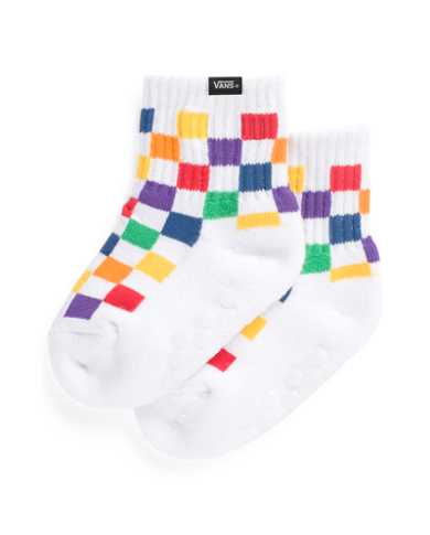 Infant Rainbow Check Crew Sock