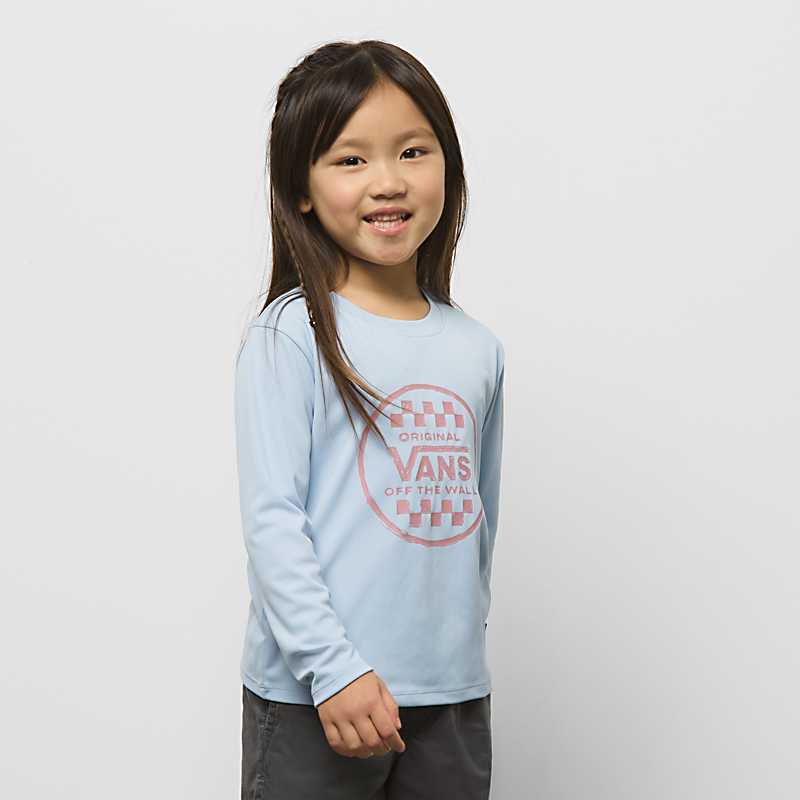 Little Kids Circle Logo Long Sleeve Sun Shirt