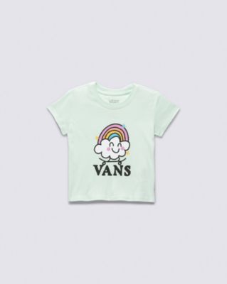 Little Kids Rainbow Skate T-Shirt(Clearly Aqua)