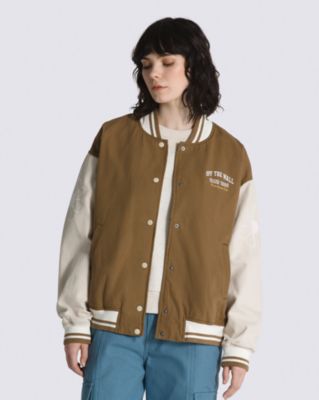 Music Lovers Club Bomber Jacket(Sepia)