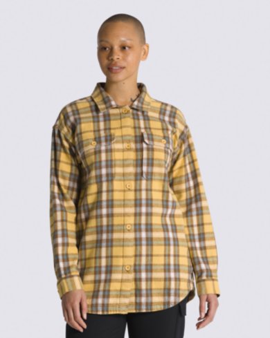 Amelia Flannel Long Sleeve Top