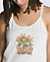Twisted Floral Halter Tank Top