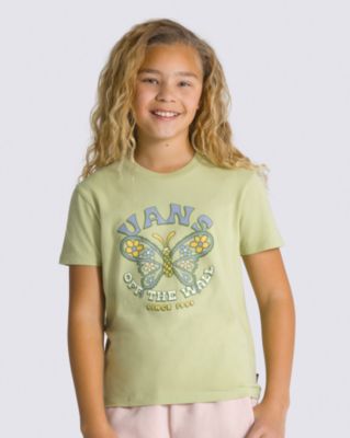 Vans Kids Paisley Fly Crew T-shirt(winter Pear)