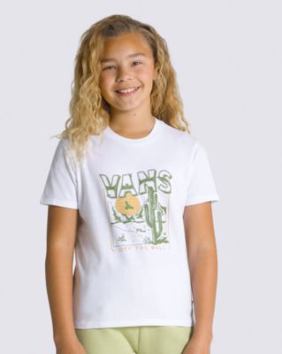 Vans Kids Deserted Crew T-shirt(white)