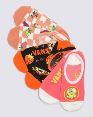 Let There Be Fruit Canoodle Sock 3-Pack(Scarlet Ibis)