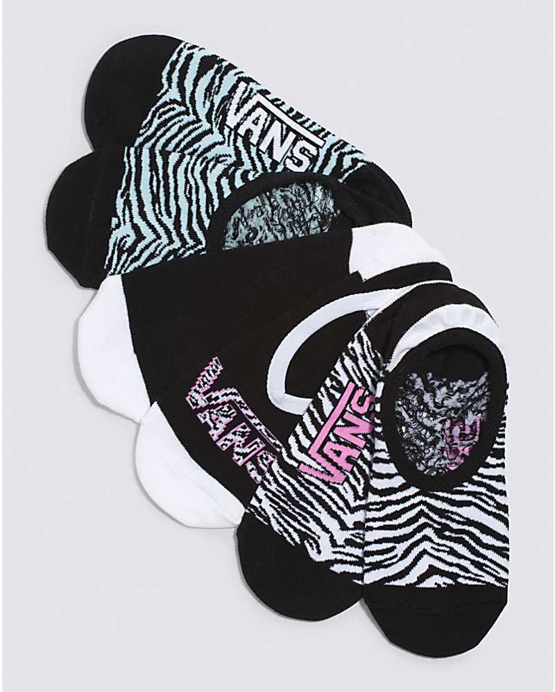 Zebra Daze Canoodle 3 Pack Sock Size 6.5-10