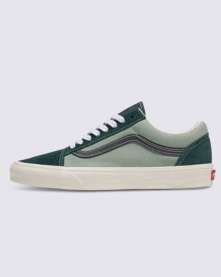 VANS Filmore In Olive Green With Check Pattern, Youth 1 NIB!