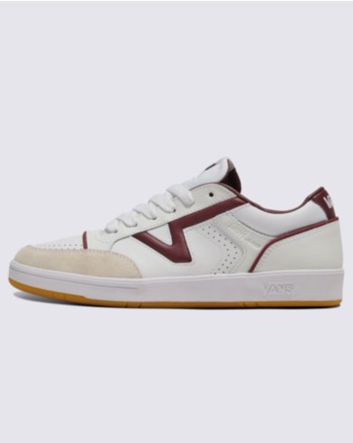 Lowland ComfyCush JMP R Shoe in True White/Port Royale | Vans