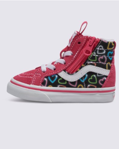 Vans sk8 shop hi toddler pink