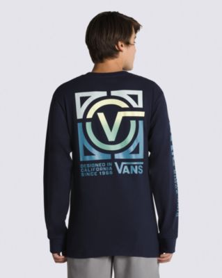 Vans Veesta Long Sleeve T-shirt(navy)