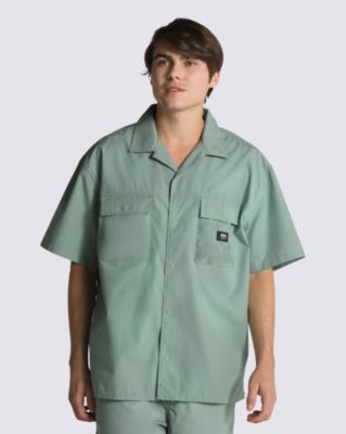 Vans Brown Buttondown Shirt(chinois Green)
