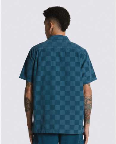 Pavelski Checkerboard Buttondown Corduroy Shirt