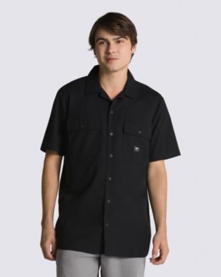 Smith Workwear Buttondown Shirt(Black)
