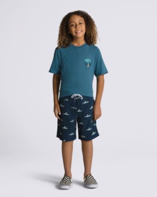 Kids The Daily Shark Fin 16.5 & apos;' Boardshort(Dress Blues)