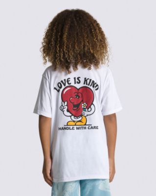 Vans Kids Handle With Care T-shirt(white)