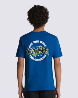 Kids Vans Snake T-Shirt(True Blue)